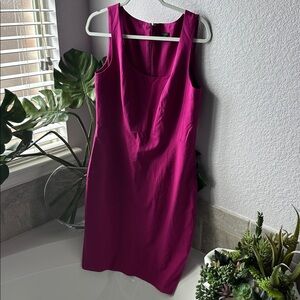 Ann Taylor Fuchsia Mini Sheath Dress